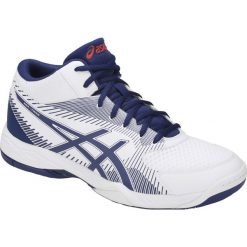 Asics Gel-Task Mt B703Y-100 buty do siatkówki męskie białe 46. Białe buty sportowe męskie Asics, z gumy, bez zapięcia, do siatkówki. W wyprzedaży za 299,99 zł.