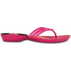 Chodaki damskie: Crocs Japonki Isabella Graphic Pink 7 37-38