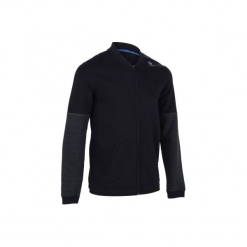 Bluza Tenis Soft 500 Męska. Czarne bluzy męskie marki ARTENGO, xl, bez wzorów, z bawełny, bez kołnierzyka, bez rękawów, bez kaptura. Za 69,99 zł.