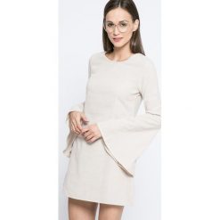 Missguided - Sukienka. Szare sukienki damskie marki Missguided, na co dzień, bez wzorów, z bawełny, casualowe, z okrągłym kołnierzem, bez rękawów, mini, proste. W wyprzedaży za 59,90 zł.