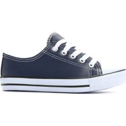 Granatowe Trampki Deep Breath. Niebieskie buty sportowe chłopięce marki Born2be, na zamek. Za 24,99 zł.