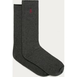 Polo Ralph Lauren - Skarpetki. Szare skarpetki męskie Polo Ralph Lauren, bez wzorów, z elastanu. Za 59,90 zł.