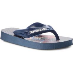 Japonki HAVAIANAS - Kids Max Herois 41303020089 Indigo Blue. Niebieskie sandały chłopięce Havaianas, z tworzywa sztucznego, bez zapięcia. W wyprzedaży za 79,00 zł.