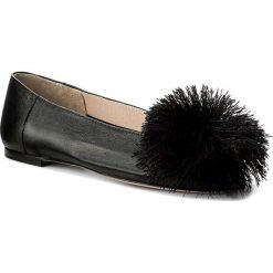 Baleriny HEGO'S MILANO - 1018-3 Nappa Nero/Pon Pon. Czarne baleriny damskie Hego's Milano, bez wzorów, ze skóry, klasyczne, bez obcasa. W wyprzedaży za 299,00 zł.