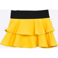 Trendyol - Spódnica dziecięca 98-128 cm. Żółte spódniczki damskie Trendyol, z elastanu, mini, rozkloszowane. W wyprzedaży za 34,90 zł.