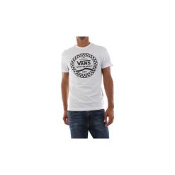 T-shirty z krótkim rękawem Vans VN0A468VWHHT1 MN SIDE STRIPE. Białe t-shirty męskie Vans, s, bez wzorów, bez kołnierzyka, krótkie. Za 135,62 zł.