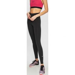 Nike - Legginsy. Czarne spodnie damskie Nike, s, bez wzorów, z elastanu. W wyprzedaży za 139,90 zł.