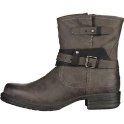 Botki damskie: Dockers by Gerli Botki kowbojki i motocyklowe dark brown