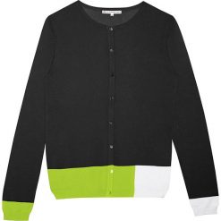 Kardigan "Chelsea" w kolorze czarnym. Czarne kardigany damskie Ateliers de la maille Paris, bez wzorów, z bawełny. W wyprzedaży za 171,95 zł.