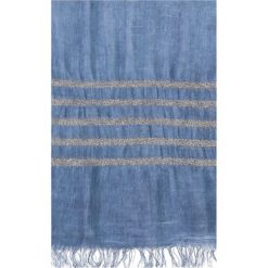 Chusty damskie: Chusta w kolorze niebieskim – (D)143 x (S)143 cm