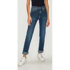 Levi's - Jeansy. Niebieskie jeansy damskie marki Levi's®, s, bez wzorów, z elastanu, z podwyższonym stanem. Za 399,90 zł.