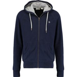 Timberland EXETER FULL ZIP Bluza rozpinana dark sapphir. Niebieskie kardigany męskie Timberland, m, bez wzorów, z bawełny, bez kołnierzyka, bez rękawów, bez kaptura. Za 379,00 zł.