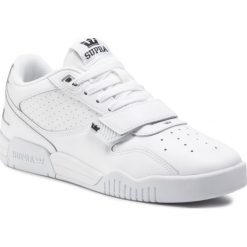 Sneakersy SUPRA - Breaker Low 06577-101-M White/White. Białe sneakersy męskie Supra, na co dzień, bez wzorów, ze skóry, eleganckie, bez zapięcia. Za 389,00 zł.