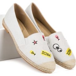 Espadryle damskie: ESPADRYLE Z NASZYWKAMI