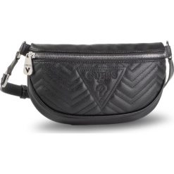 Saszetka nerka GUESS - Zana (VY) Mini HWVY74 78800 BLA. Czarne nerki damskie Guess, z aplikacjami, ze skóry ekologicznej, młodzieżowe, bez dodatków. Za 359,00 zł.
