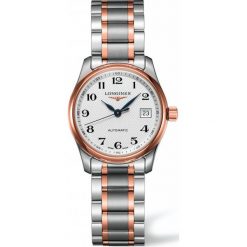 LONGINES Master Collection L2.257.5.79.7. Białe zegarki damskie marki LONGINES, złote. Za 8490,00 zł.