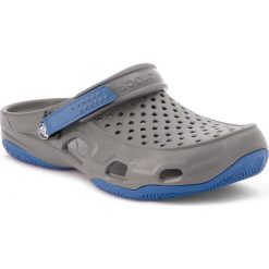 Chodaki męskie: Klapki CROCS - Swiftwater Deck Clog M 203981 Slate Grey