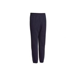 Spodnie dresowe regular Gym & Pilates 900 męskie. Niebieskie spodnie męskie marki DOMYOS, na co dzień, xl, bez wzorów, z bawełny. Za 29,99 zł.