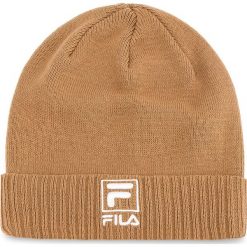 Czapka FILA - Slouchy F-Box Beanie 686013 Camel J87. Pomarańczowe czapki damskie Fila, bez wzorów, z bawełny. Za 109,00 zł.