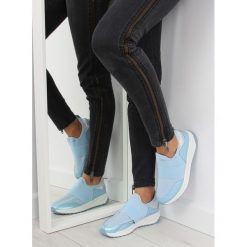 Obuwie sportowe damskie niebieskie NB150P BLUE. Niebieskie buty sportowe damskie obuwie damskie, bez wzorów, z tkaniny, sportowe. Za 68,28 zł.