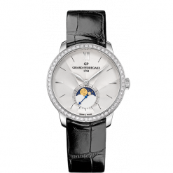 ZEGAREK GIRARD PERREGAUX 1966 AUTOMATIC MOON PHASES 49524D11A171-CK6A. Szare zegarki damskie marki GIRARD-PERREGAUX, szklane. Za 71390,00 zł.