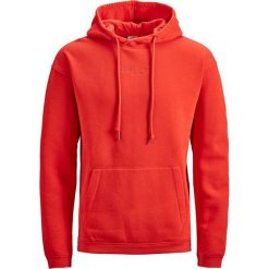 Jack&Jones Męska bluza Jortopipop Sweat Hood Fiery Red (rozmiar S). Czerwone bluzy męskie Jack&Jones, s, bez wzorów, bez kołnierzyka, bez rękawów, bez kaptura. W wyprzedaży za 119,00 zł.