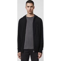 AllSaints - Bluza Mode Merino Zip Hood. Szare bluzy męskie AllSaints, s, bez wzorów, z wełny, z kapturem, bez rękawów, z kapturem. Za 499,90 zł.