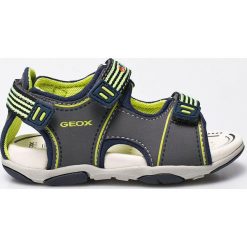 Geox - Sandały dziecięce. Szare sandały chłopięce Geox, ze skóry, bez zapięcia. W wyprzedaży za 119,90 zł.