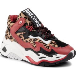Sneakersy JUST CAVALLI - S09WS0074 159. Czerwone półbuty damskie Just Cavalli, ze skóry. Za 1529,00 zł.
