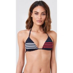Stroje kąpielowe damskie: Tommy Hilfiger Dół bikini Triangle – Blue,Navy