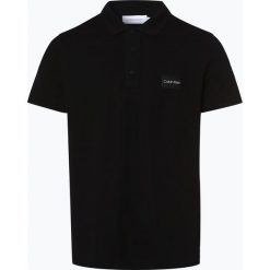 Calvin Klein - Męska koszulka polo, czarny. Czarne koszulki męskie marki Calvin Klein, m, z aplikacjami, bez rękawów. Za 269,95 zł.