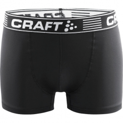 Bokserki męskie: Craft wielkość bokser 3-calowe mężczyzn – czarny / biały – XXL