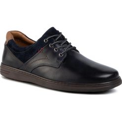 Półbuty LASOCKI FOR MEN - MI07-A907-A734-03 Navy 1. Niebieskie półbuty męskie Lasocki For Men, na co dzień, bez wzorów, ze skóry, bez zapięcia. Za 179,99 zł.