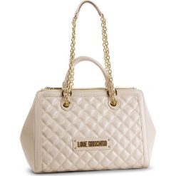 Torebka LOVE MOSCHINO - JC4000PP17LA0110 Avorio. Brązowe torebki klasyczne damskie Love Moschino, bez wzorów, ze skóry ekologicznej, klasyczne, bez dodatków. W wyprzedaży za 669,00 zł.
