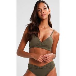 Stroje kąpielowe damskie: Seafolly WRAP FRONT Góra od bikini dark olive