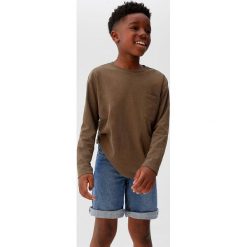 Mango Kids - Szorty dziecięce Joe 110-164 m. Niebieskie spodenki chłopięce z elastanu, casualowe. W wyprzedaży za 49,90 zł.