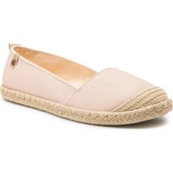 Espadryle ROXY - ARJS600435 Bsh. Różowe espadryle damskie marki Roxy, bez wzorów, z tworzywa sztucznego, bez obcasa, na płaskiej podeszwie. Za 169,00 zł.