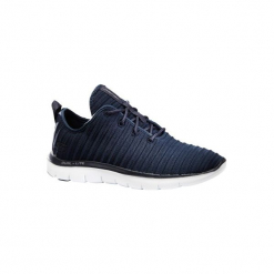 Buty damskie do szybkiego marszu Flex Appeal w kolorze niebieskim. Niebieskie buty do fitnessu damskie Skechers. W wyprzedaży za 179,99 zł.