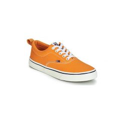 Buty Tommy Jeans VIRGINIA 1D. Żółte trampki i tenisówki damskie Tommy Jeans, bez wzorów, z jeansu, bez zapięcia. Za 247,20 zł.