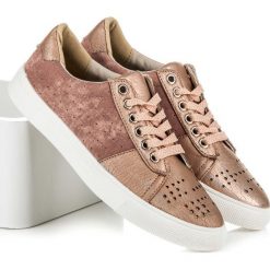 Trampki damskie slip on: Wiązane trampki kylie RENEE