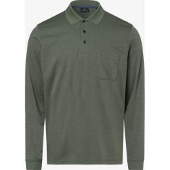 Ragman - Męska koszulka polo, zielony. Zielone koszulki męskie Ragman, m, bez wzorów, z bawełny, z długim rękawem. Za 229,95 zł.