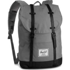 Plecak HERSCHEL - Retreat 10066-02998 Grey/Black. Szare torby męskie skórzane Herschel, bez wzorów, z materiału. Za 389,00 zł.