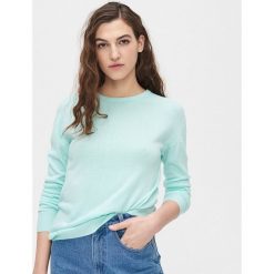 Lekki sweter - Niebieski. Niebieskie swetry damskie Cropp, s, bez wzorów, bez rękawów, bez kaptura. Za 49,99 zł.