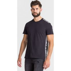 T-SHIRT Versace Jeans Couture. Czarne t-shirty męskie s, z bawełny, z okrągłym kołnierzem. Za 274,45 zł.