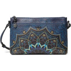 Desigual Tekila Sunrise Durban Cross body bag Niebieski. Niebieskie torebki klasyczne damskie Desigual, w paski, z materiału, bez dodatków. Za 274,95 zł.