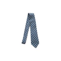 Krawaty i akcesoria Kiton UCRVKRC03F9702000. Niebieskie krawaty męskie Kiton, bez wzorów. Za 588,96 zł.