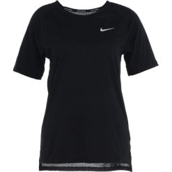 Nike Performance BREATHE TAILWIND Tshirt basic black. Czerwone topy sportowe damskie marki Nike Performance, l, z elastanu, z długim rękawem. Za 159,00 zł.