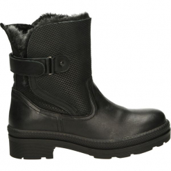 Botki - K62162-1800 B. Czarne botki damskie Venezia, ze skóry. Za 289,00 zł.