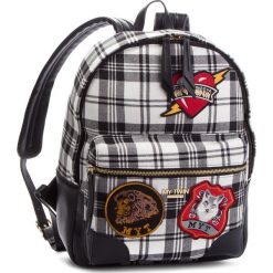 Plecak MY TWIN - Zaino RA8TBB St.Tartan Ott 03086. Czarne plecaki damskie marki My Twin, bez wzorów, ze skóry ekologicznej, eleganckie. W wyprzedaży za 469,00 zł.