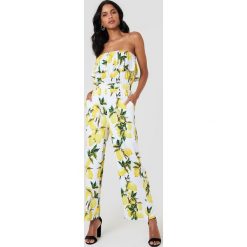 Kombinezony damskie: Lucca Couture Kombinezon Talia – White